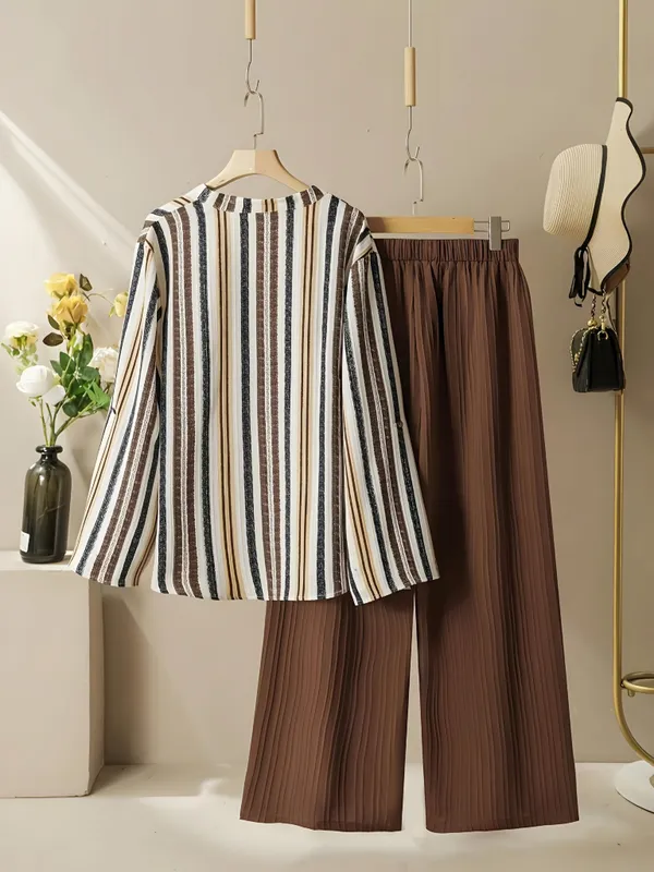 Multicolor_Striped_Relaxed_Fit_Co_Ord_Set_for_Women