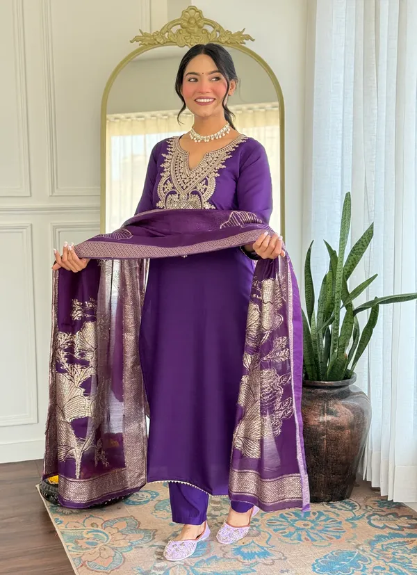 Purple_Embroidered_Straight_Kurta_Set_for_Women
