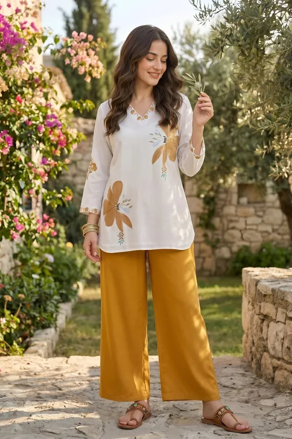 White_Printed_Straight_Kurta_Pant_Set_for_Women