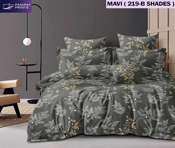 Kansal_Handloom_Cotton_Double_Flat_330_Tc_Floral_1_Bedsheet_With_2_Pillow_Covers_(Multicolor)