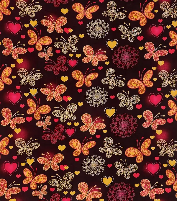 Driji_Cotton_Double_Fitted_(Elastic)_240_Tc_Printed_1_Bedsheet_(Maroon-Titli)