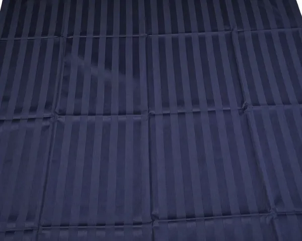 Kansal_Handloom_Satin_Queen_Flat_280_Tc_Striped_1_Summer_Bedsheet_With_2_Pillow_Covers_(Blue)