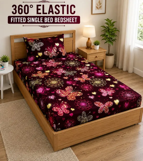 Royal_Looms_Cotton_Single_Fitted_(Elastic)_220_Tc_Printed_1_Bedsheet_(Maroon,_Multicolor)