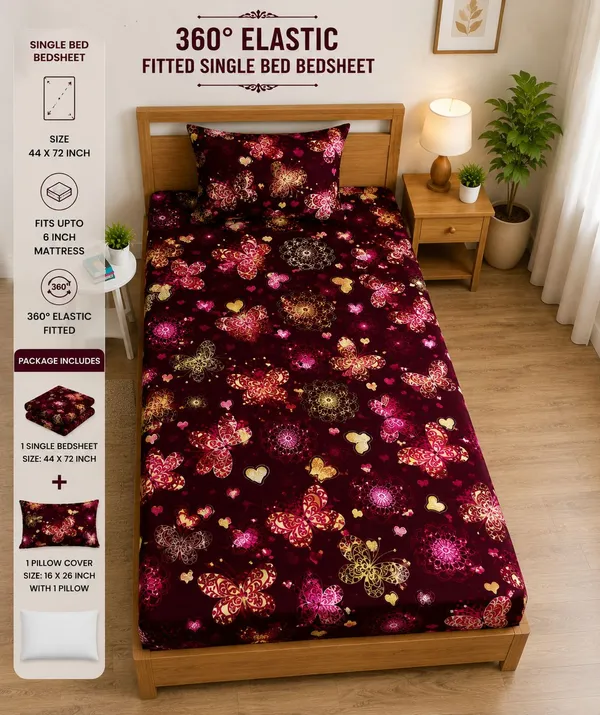 Royal_Looms_Cotton_Single_Fitted_(Elastic)_220_Tc_Printed_1_Bedsheet_(Maroon,_Multicolor)