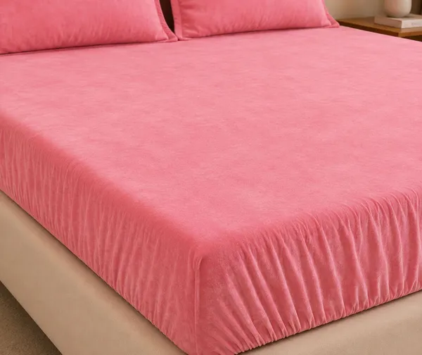Royal_Looms_Velvet_King_Fitted_(Elastic)_320_Tc_Solid_1_Winter_Bedsheet_With_2_Pillow_Covers_(Pink)