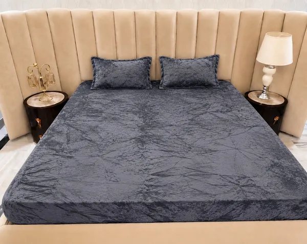 Royal_Looms_Velvet_King_Fitted_(Elastic)_320_Tc_Solid_1_Winter_Bedsheet_With_2_Pillow_Covers_(Grey)