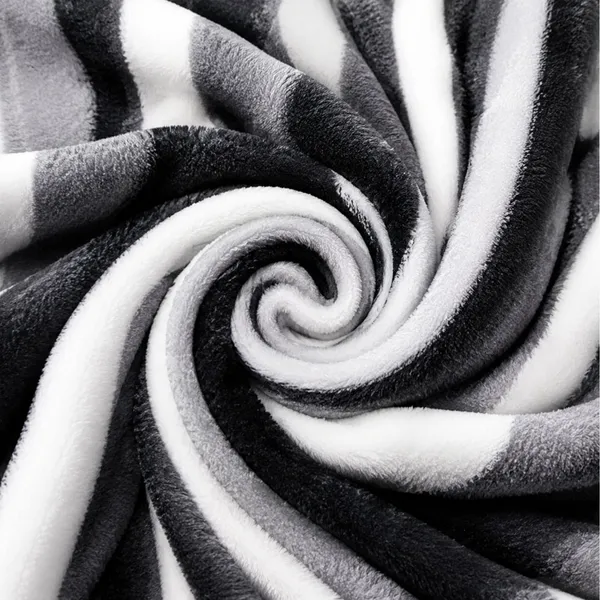 Royal_Looms_Striped_Single_Fleece_Blanket_For_All_Season_(Polyester,_Black_And_White)