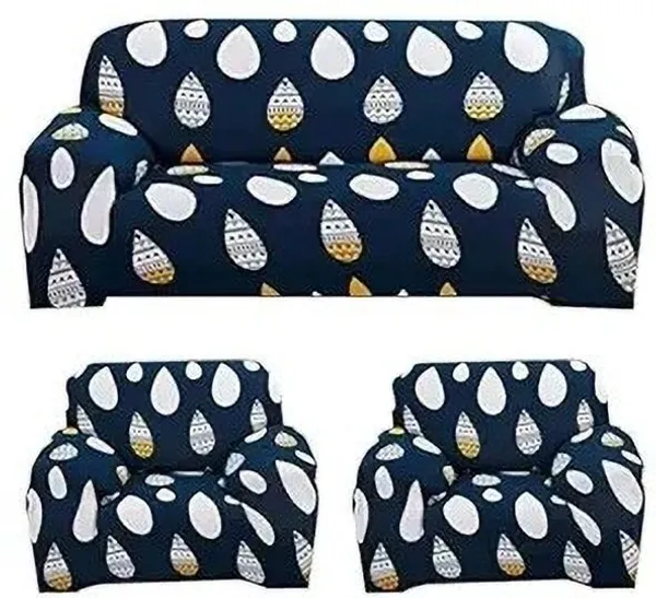 Smartfab_Polyester_3+1+1_Seater_Sofa_Geometric_Cover_(Pack_Of_1_Navy_Blue)