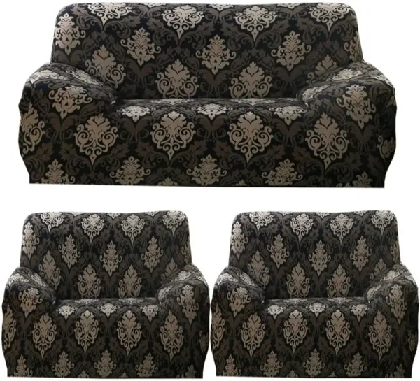 Smartfab_Polyester_3+1+1_Seater_Sofa_Geometric_Cover_(Pack_Of_1_Coffee)