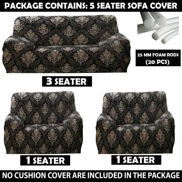 Smartfab_Polyester_3+1+1_Seater_Sofa_Geometric_Cover_(Pack_Of_1_Coffee)