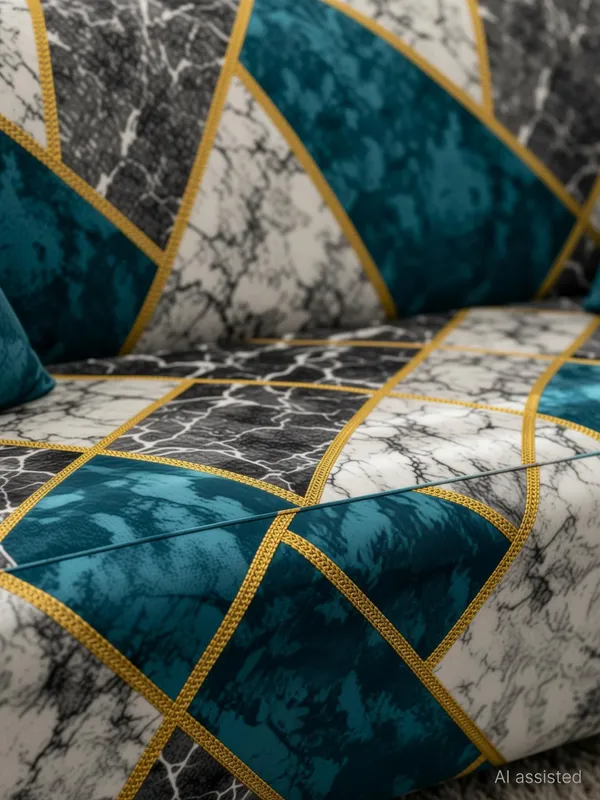 Mahadevv_Enterprises_Rayon_3+1+1_Seater_Sofa_Geometric_Cover_(Pack_Of_5_Sky_Blue)