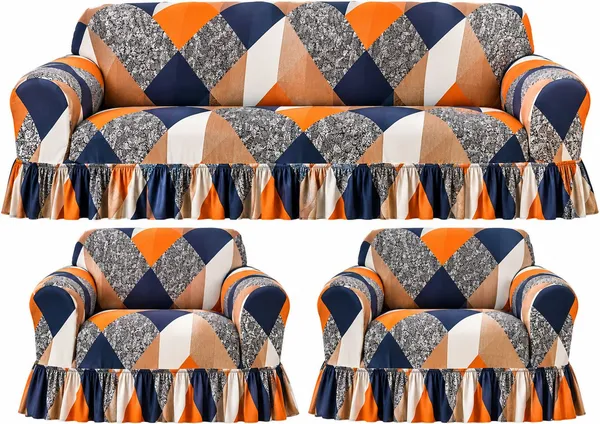 Royal_Looms_Polyester_3+1+1_Seater_Sofa_Printed_Cover_(Pack_Of_3_Orange_Triangle)