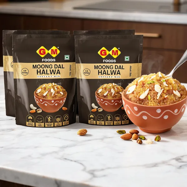 Moong_Dal_Halwa_Mix_With_Pistachio_&_Saffron_200G_-_Pack_Of_4