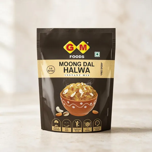 Moong_Dal_Halwa_Mix_With_Pistachio_&_Saffron_200G_-_Pack_Of_4