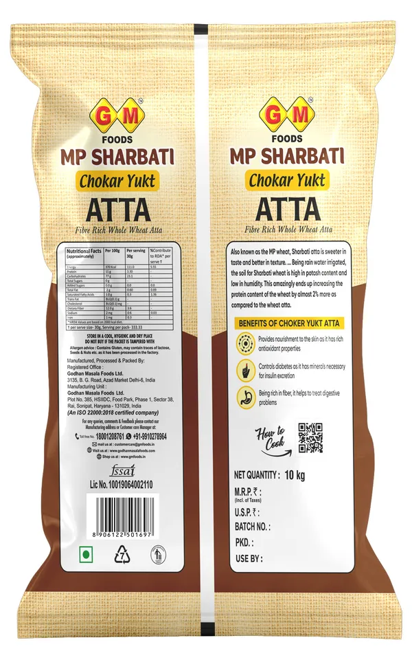 Mp_Sharbati_Wheat_Atta_10Kg