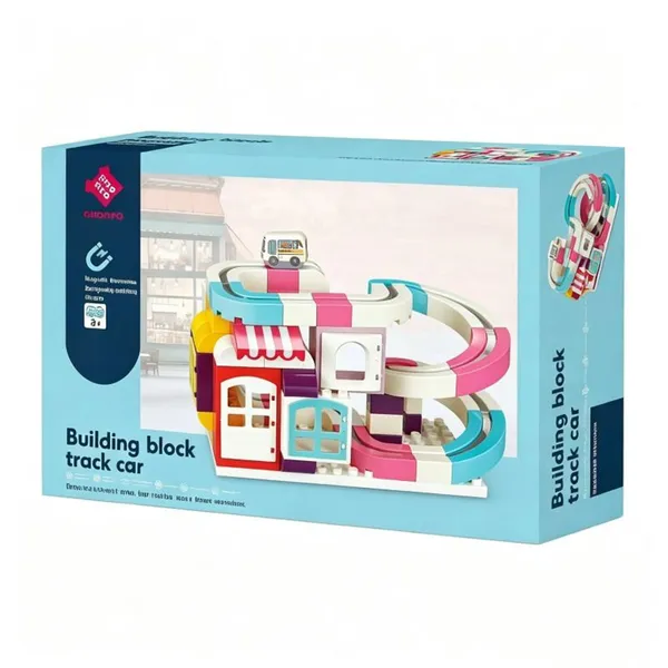 Multicolor_Plastic_Electric_Magnetic_Building_Block_Railcar_Toy