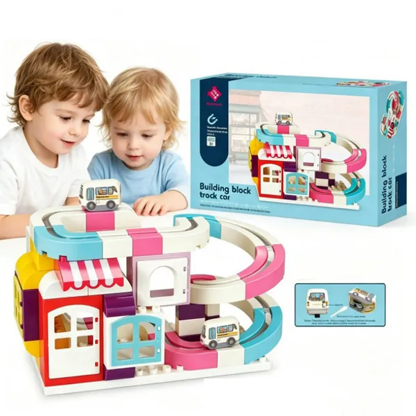 Multicolor_Plastic_Electric_Magnetic_Building_Block_Railcar_Toy