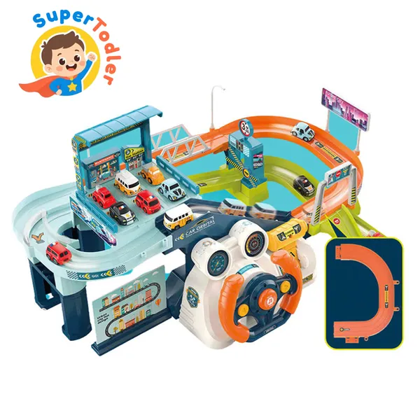 Multicolor_Electric_City_Dinosaur_Park_Car_Track_Playset_With_Lights_Sound