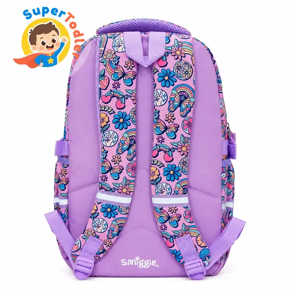 Purple_Polyester_Butterfly_Print_16In_Kids_School_Backpack