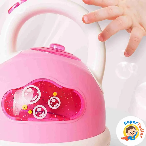 Blue_And_White_White_Electric_Teapot_Bubble_Blower_Toy_With_Lights_Sound