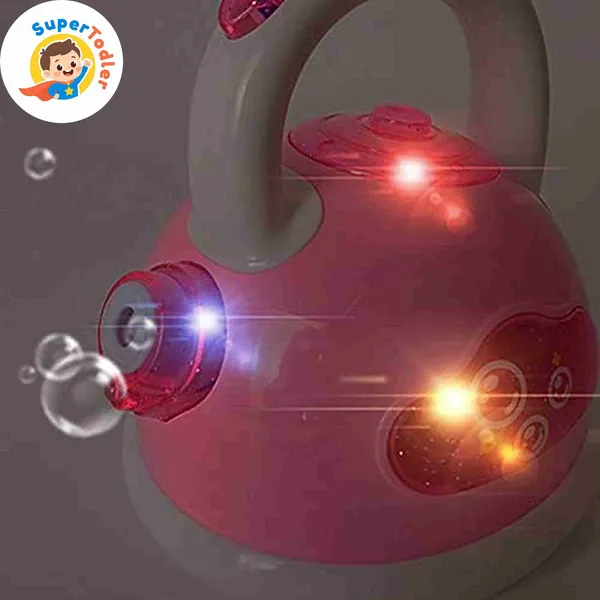 Blue_And_White_White_Electric_Teapot_Bubble_Blower_Toy_With_Lights_Sound