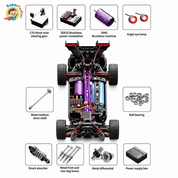 Multicolor_Phantom_Pro_09_4Wd_Brushless_Rc_Car_70_Km/H_Hobby_Grade_Truck