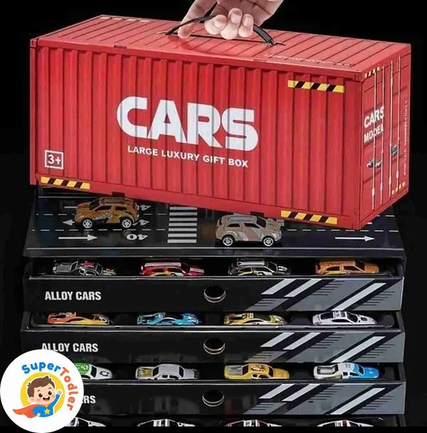 Multicolor_48-Piece_Die-Cast_Metal_Pull_Back_Racing_Cars_Set_With_Parking_Track