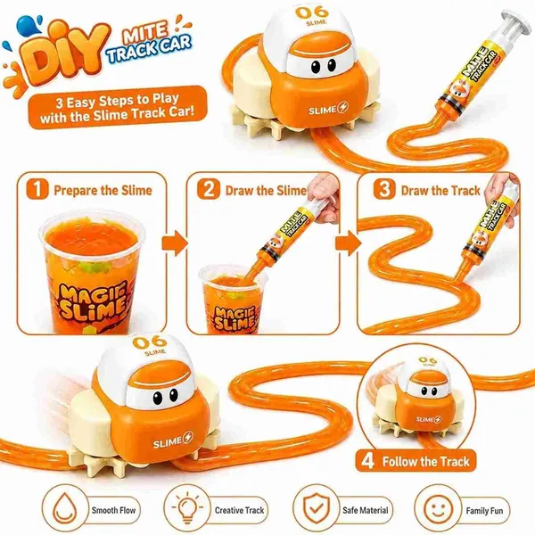 Diy_Slime_Track_Car_Kit_Creative_Path_Following_Toy_Car_With_Syringe_Magic_Slime_Default_Title