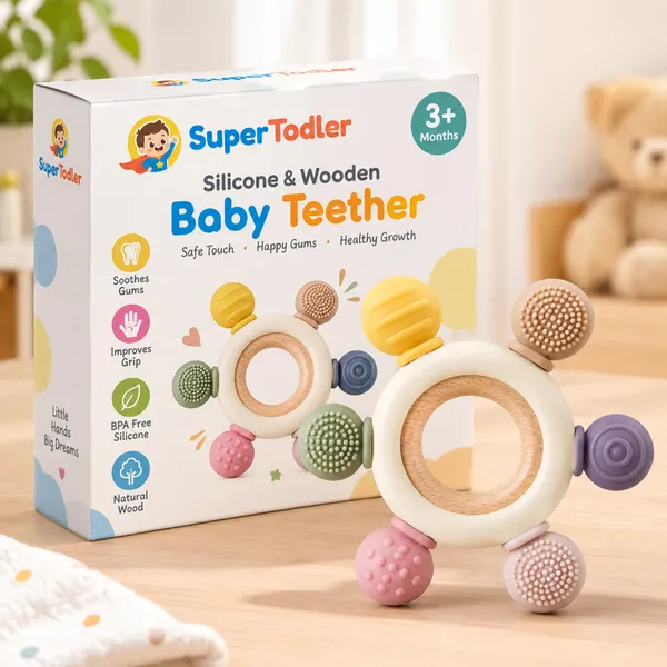 Silicone_Wooden_Baby_Teether_Sensory_Teething_Toy