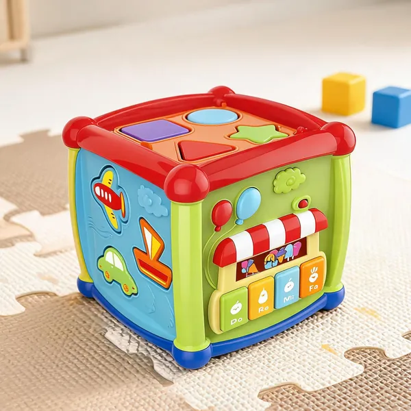 Multicolor_Plastic_Educational_Activity_Cube_With_Music_Light_For_Kids