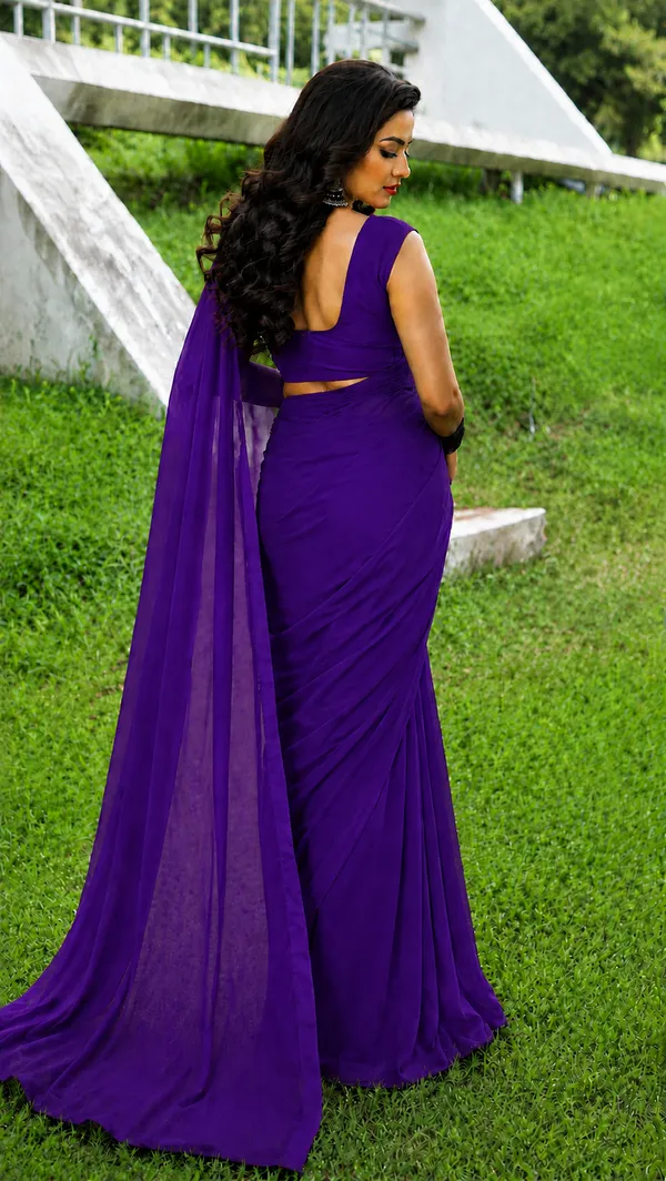 Purple_Georgette_SAREE_For_WOMEN