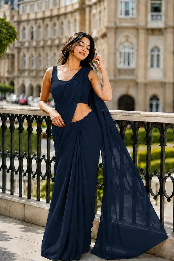 Navy_Blue_Georgette_SAREE_For_WOMEN