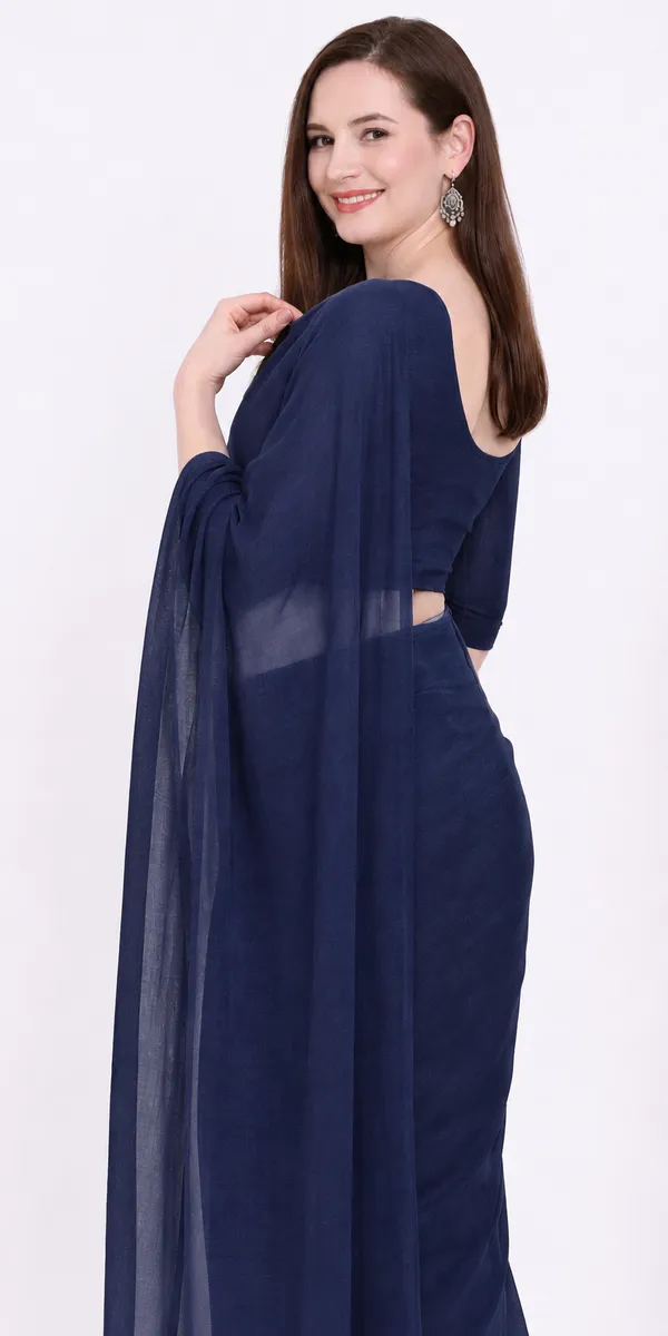 Navy_Georgette_SAREE_For_WOMEN