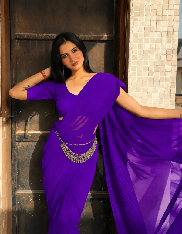 Purple_Georgette_SAREE_For_WOMEN