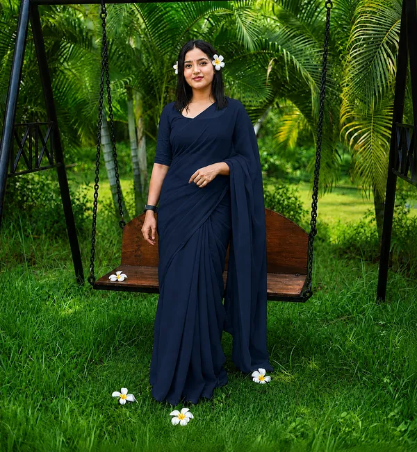 Navy_Georgette_SAREE_For_WOMEN