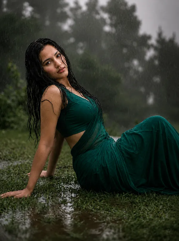 Green_Georgette_SAREE_For_WOMEN