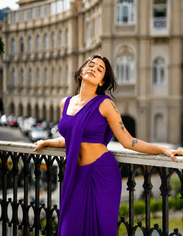 Purple_Georgette_SAREE_For_WOMEN