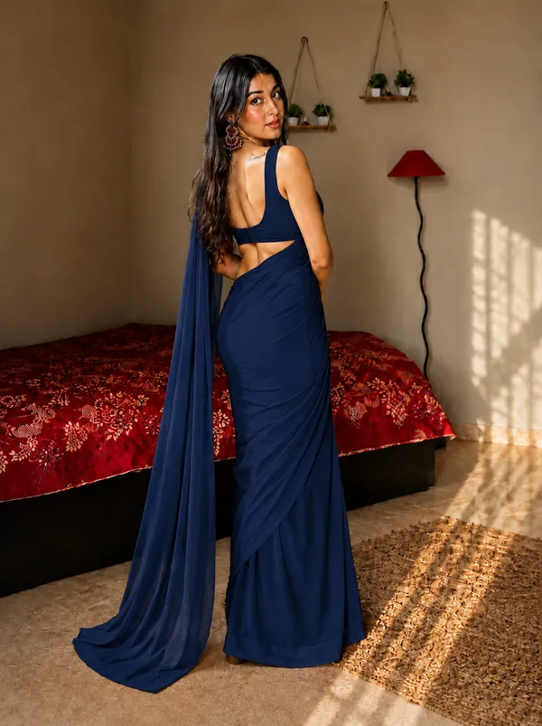 Navy_Blue_Georgette_SAREE_For_WOMEN