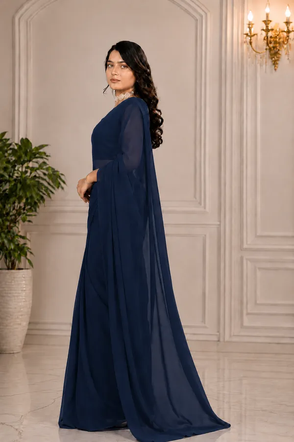 Navy_Blue_Georgette_SAREE_For_WOMEN