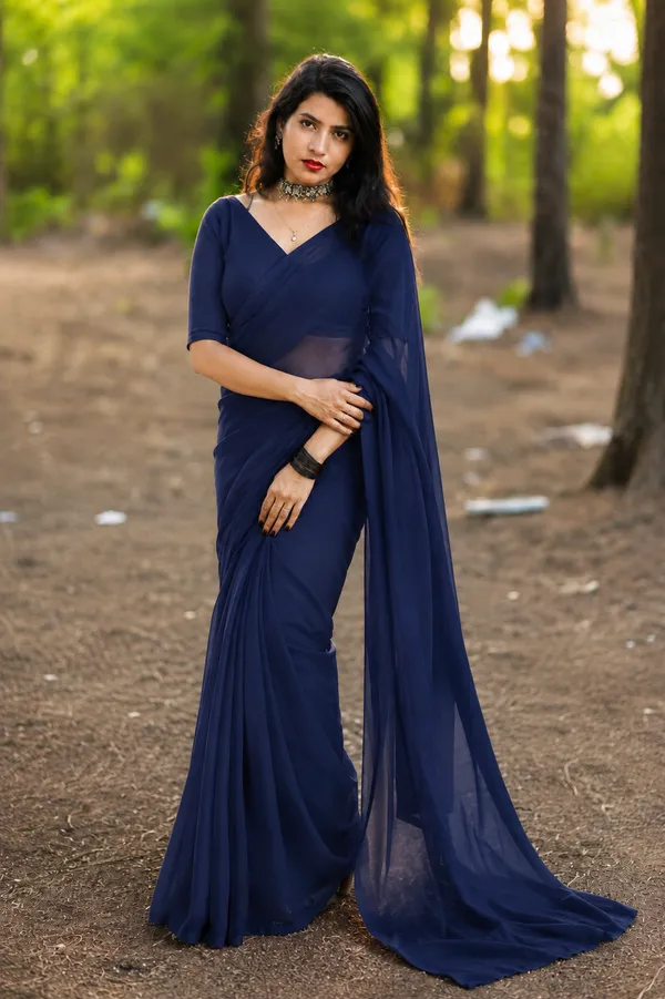 Navy_Blue_Georgette_SAREE_For_WOMEN
