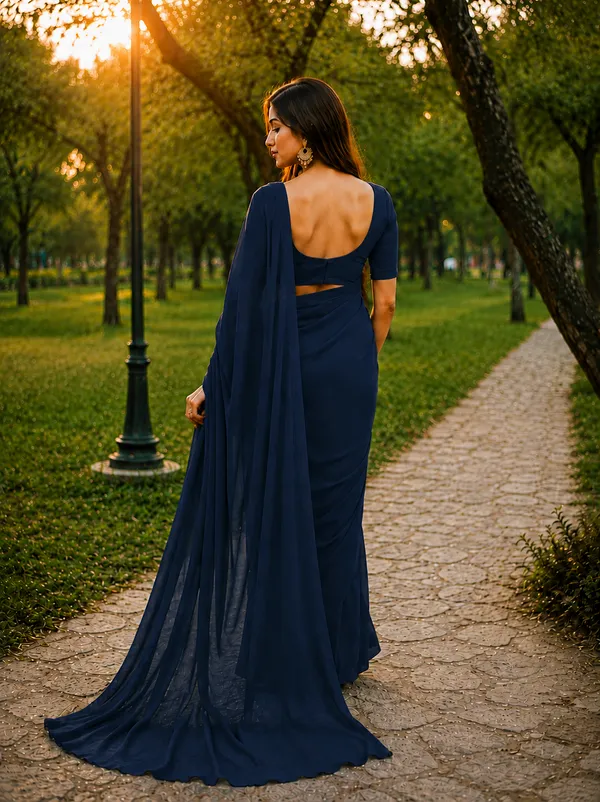 Navy_Blue_Georgette_SAREE_For_WOMEN
