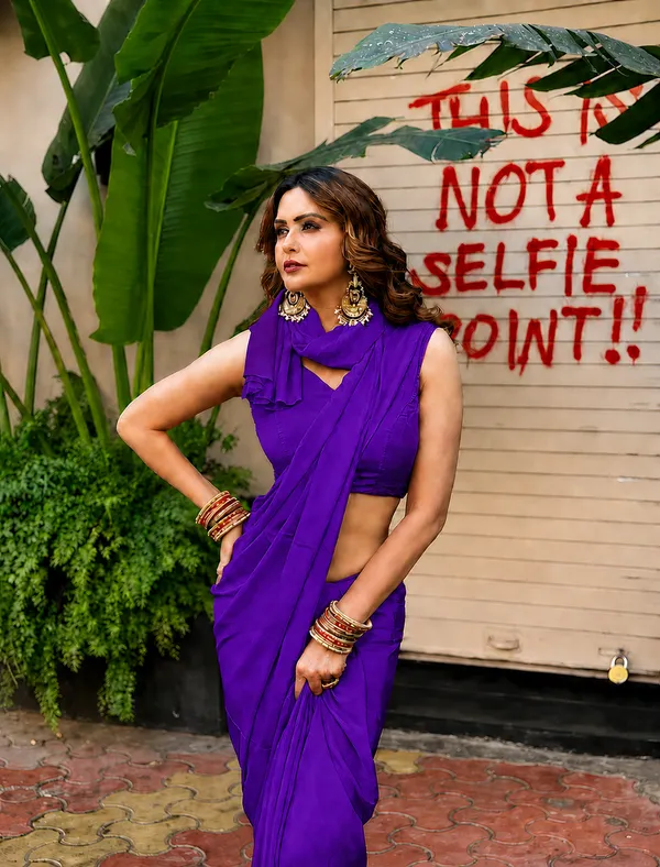 Purple_Georgette_SAREE_For_WOMEN