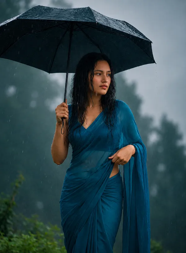 Teal_Blue_Georgette_SAREE_For_WOMEN