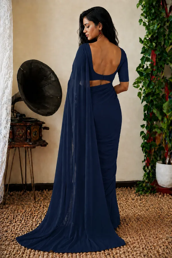 Navy_Georgette_SAREE_For_WOMEN