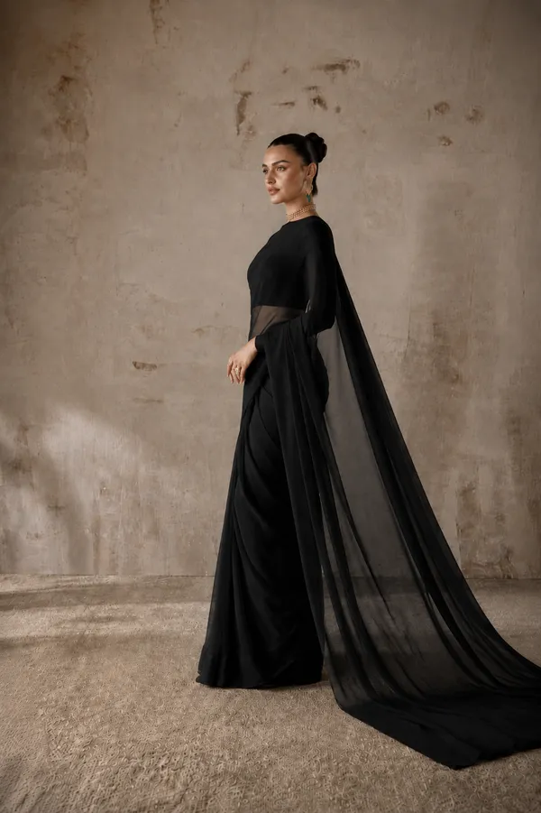 Black_Georgette_SAREE_For_WOMEN