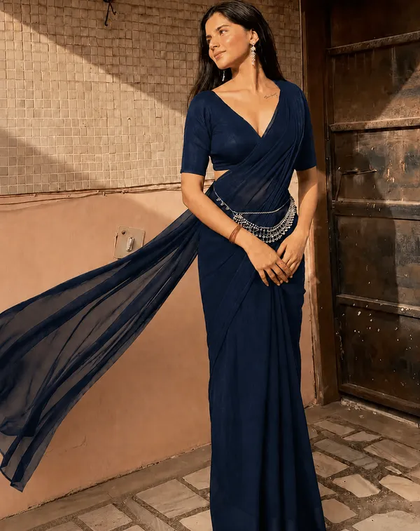 Navy_Blue_Georgette_SAREE_For_WOMEN
