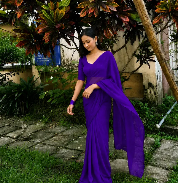 Purple_Georgette_SAREE_For_WOMEN