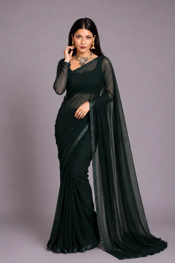 Black_Georgette_SAREE_For_WOMEN