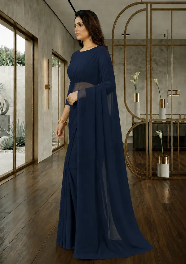 Navy_Blue_Georgette_SAREE_For_WOMEN