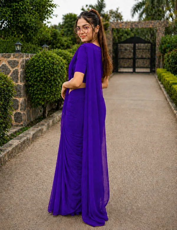 Purple_Georgette_SAREE_For_WOMEN